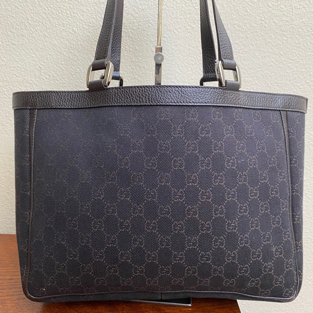 Gucci Dark Brown Abbey Tote - Picture 4 of 15